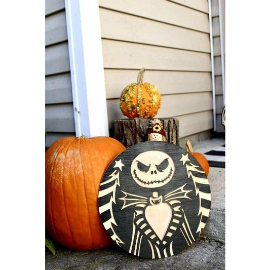 Jack Skellington Engraved Wall Hanging