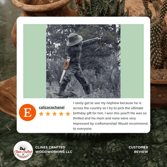 Hanmade Bow and arrow set toy customer testimony