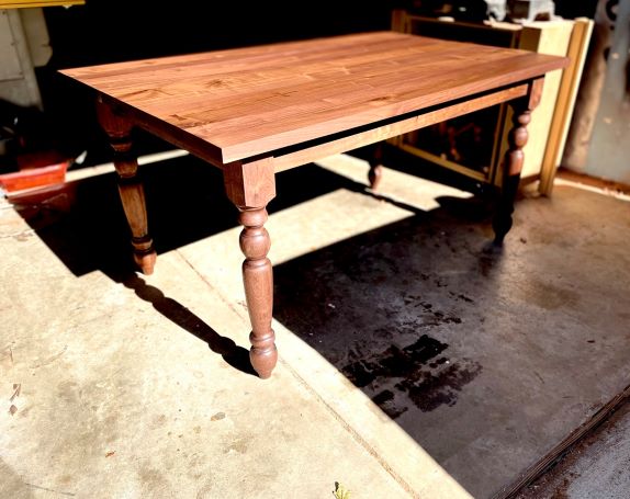 Handmade Walnut Dining Table