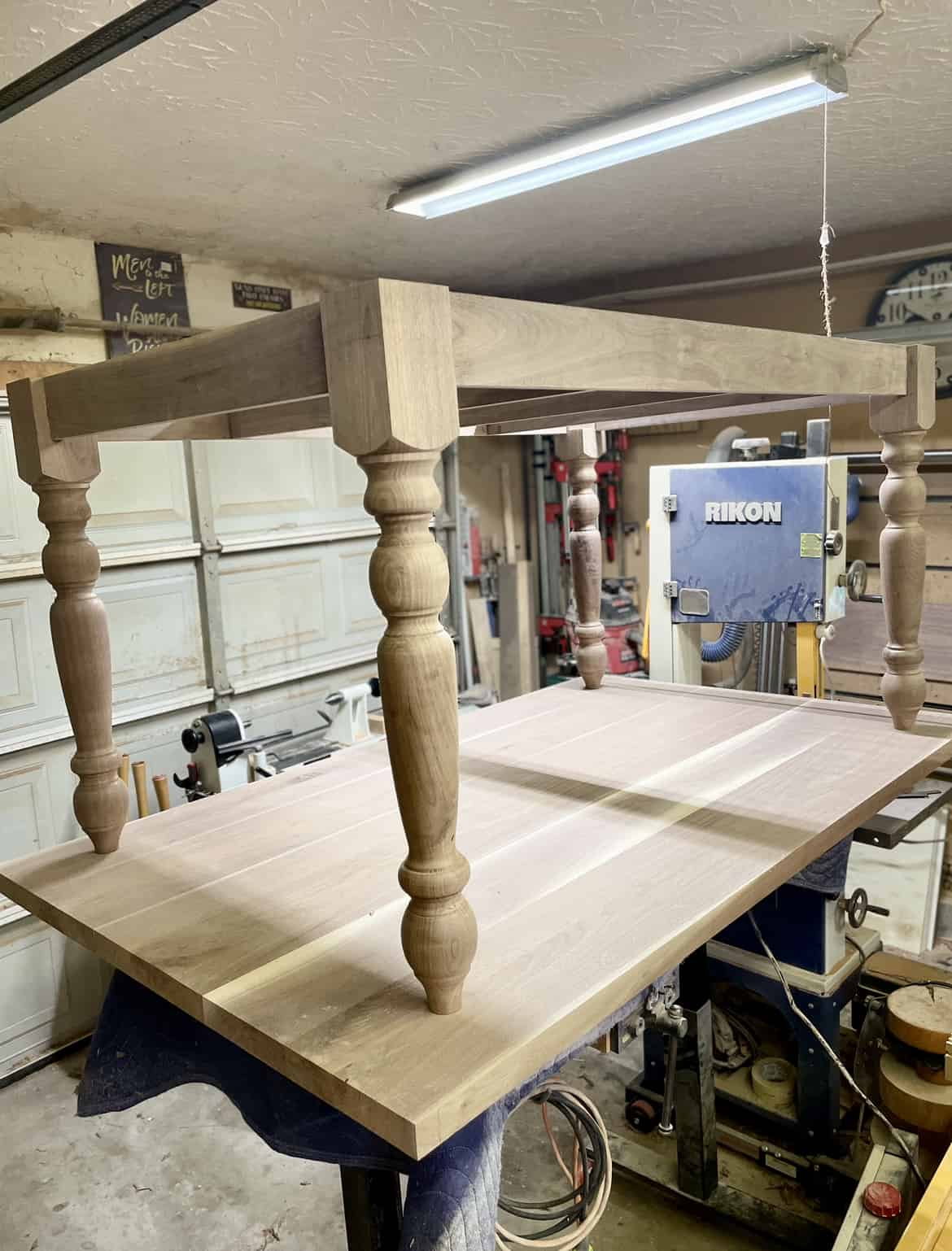 Handcrafted Walnut Table Base