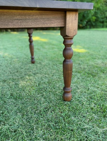 Finished Walnut dining table