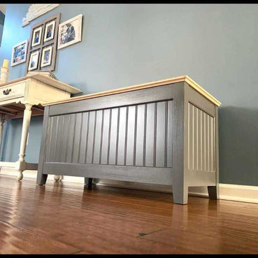 Handcrafted Blanket Chest with Cedar Bottom and Soft Close Lid Options - Clines Crafted Woodworking LLC