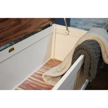 Handcrafted Blanket Chest with Cedar Bottom and Soft Close Lid Options - Clines Crafted Woodworking LLC
