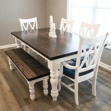 Farmhouse Dining Chair - Clines Crafted Woodworking LLC