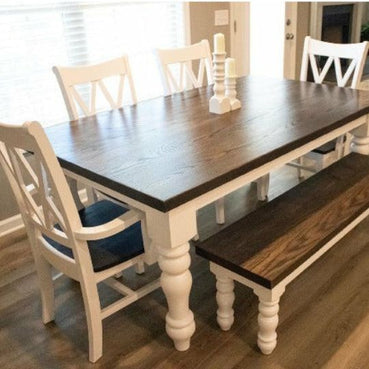 Farmhouse Dining Chair - Clines Crafted Woodworking LLC