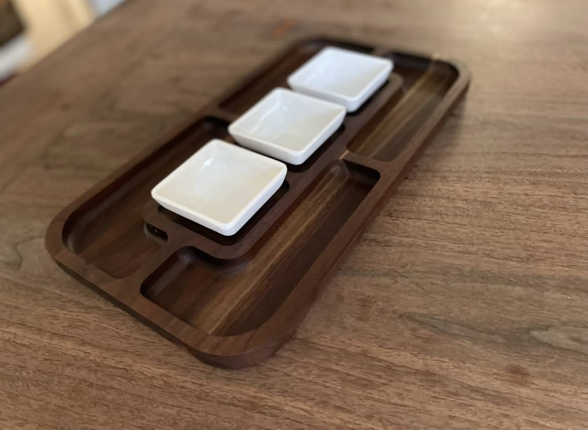 Walnut Serving Platter | 15" X 8" - Clines Crafted Woodworking LLC
