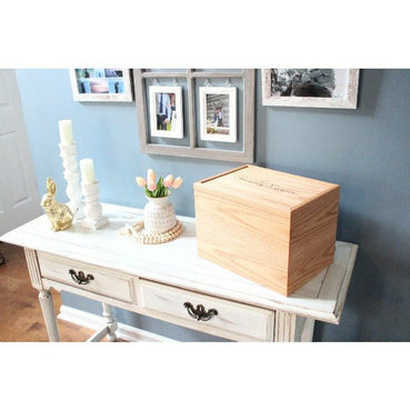 Personalized Keepsake Memory Box | Large | Personalized - Clines Crafted Woodworking LLC