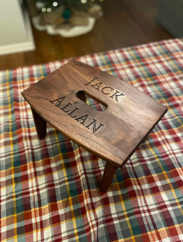 Classic Children's Stool - Clines Crafted Woodworking LLC