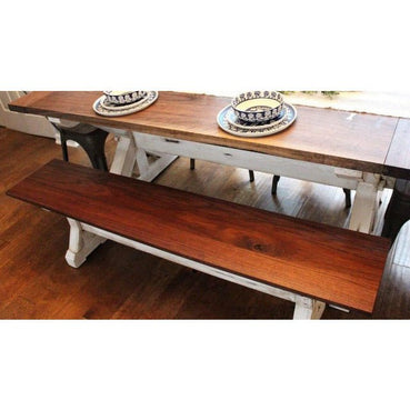Trestle Bench Handmade by Craftsmen in Kentucky. - Clines Crafted Woodworking LLC