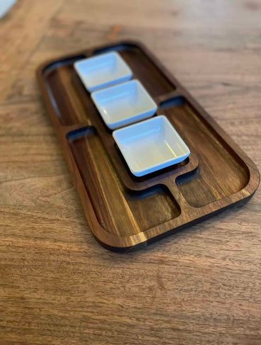 Walnut Serving Platter | 15" X 8" - Clines Crafted Woodworking LLC