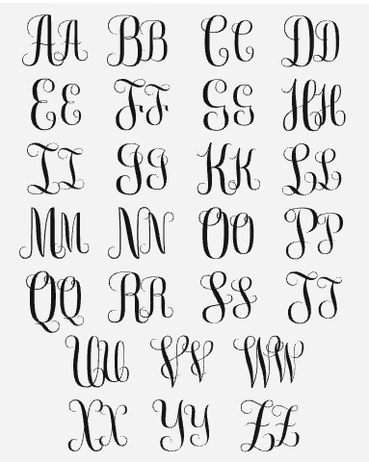 Monogram Door Hanger | Monogramed Wreath for Door - Clines Crafted Woodworking LLC