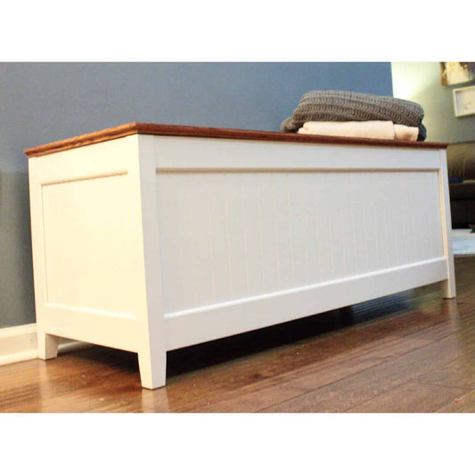 Handcrafted Blanket Chest - By Clines Crafted Woodworking LLC