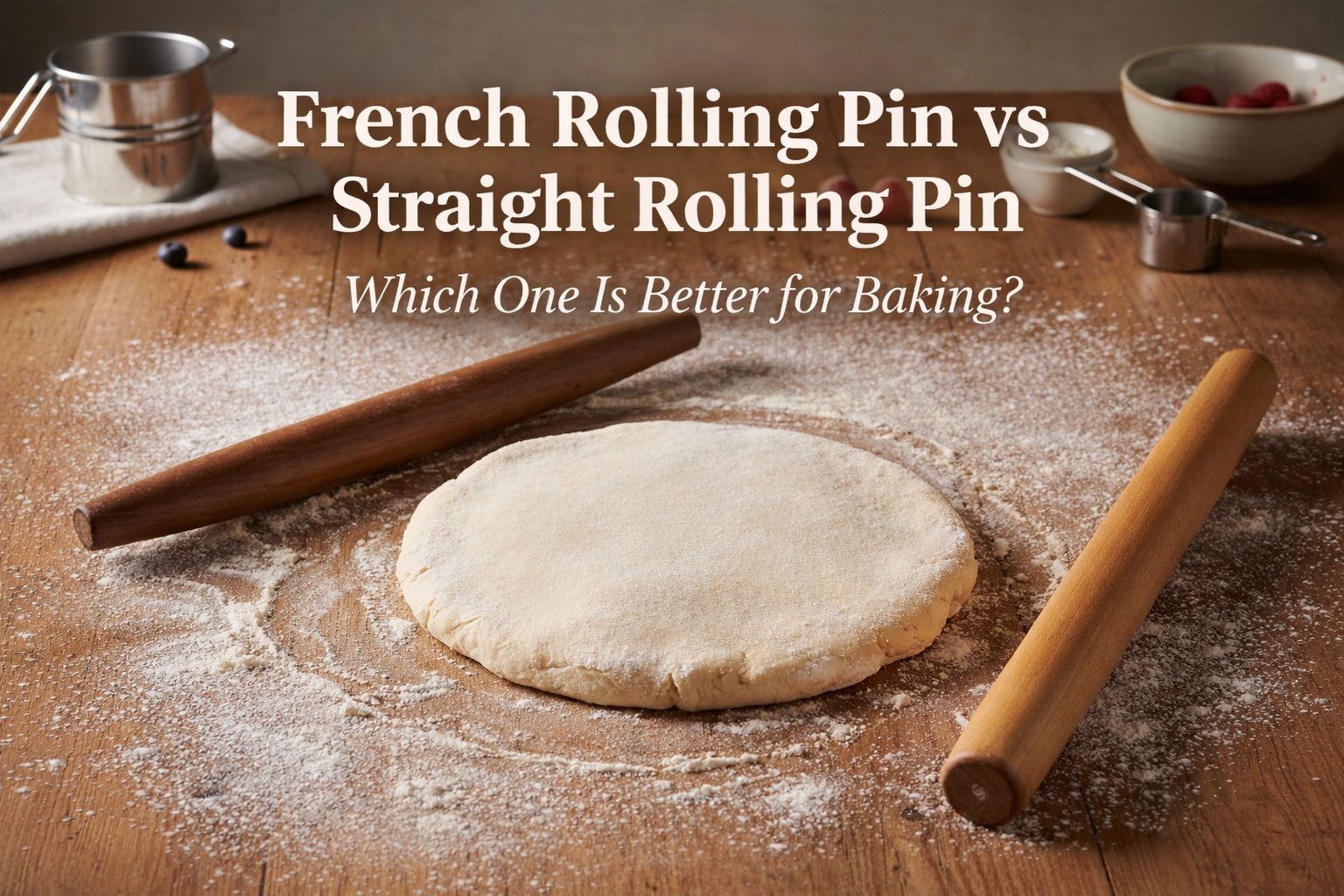 French Rolling Pin vs Straight Rolling Pin: Which One Is Better ...