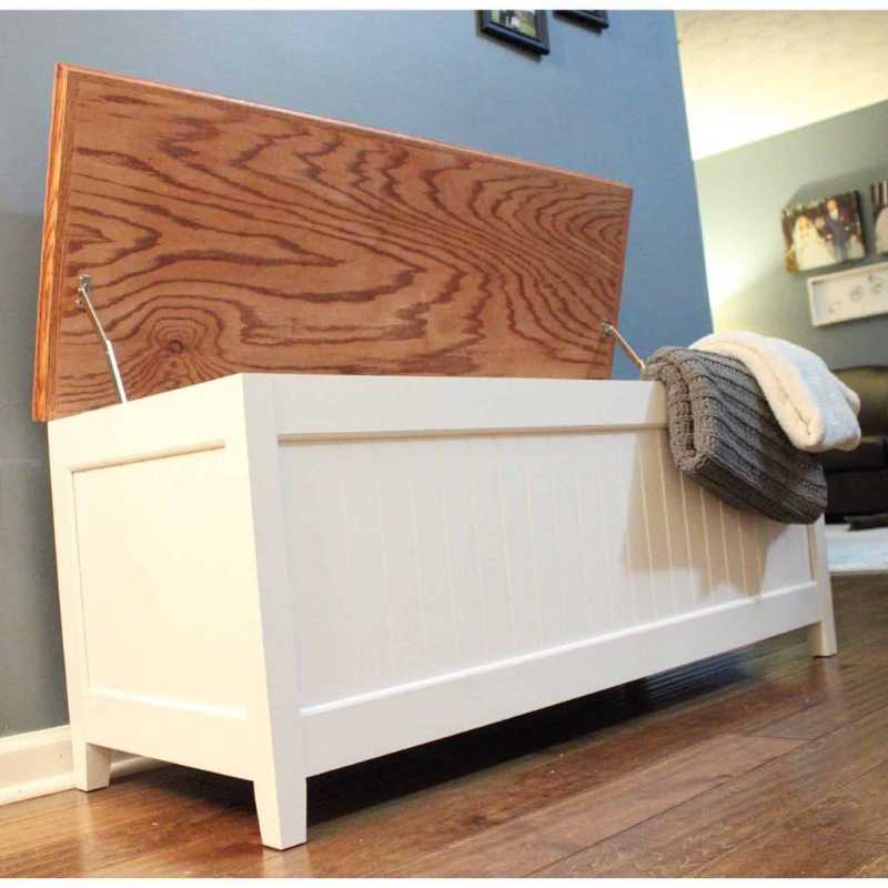 Handcrafted Blanket Chest - By Clines Crafted Woodworking LLC