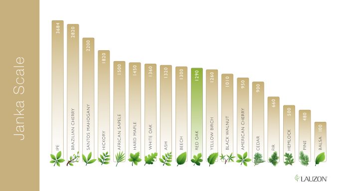 Janka Hardness Scale