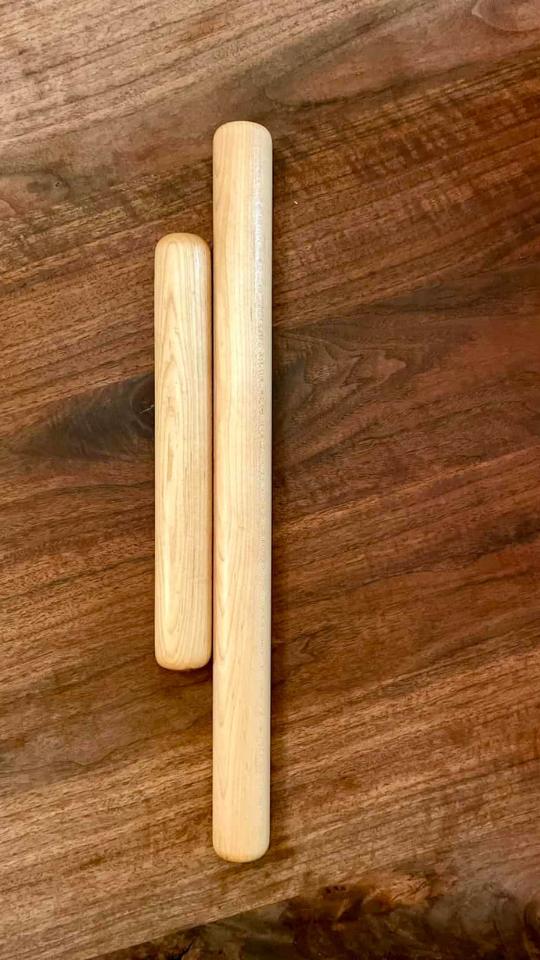 Handmade Oversized Rolling Pin in Oak, Maple, Walnut, and Cherry