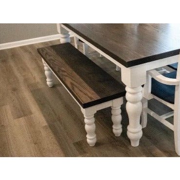 Farmhouse Bench handmade by Craftsmen just for you. - Clines Crafted Woodworking LLC