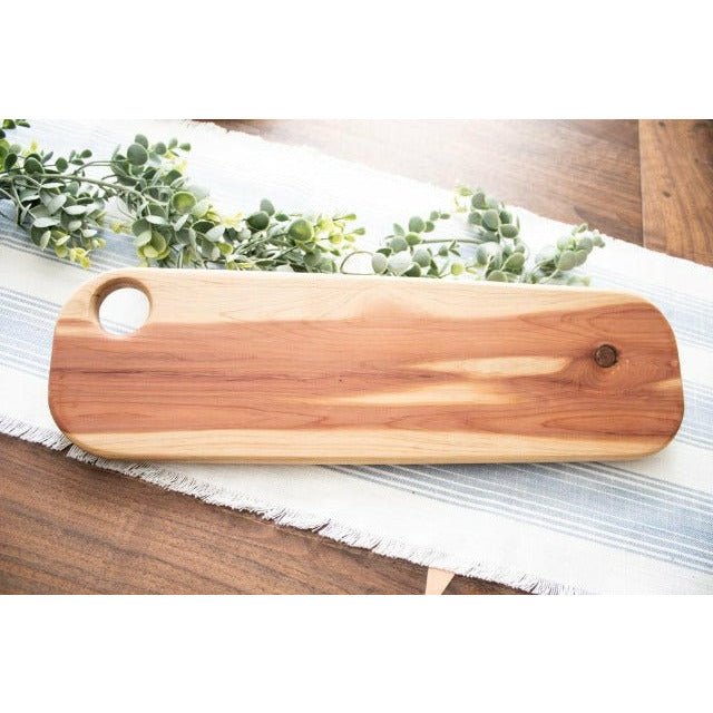 Handcrafted Cedar Cutting/Serving Board - Small - 100% Western Red Cedar