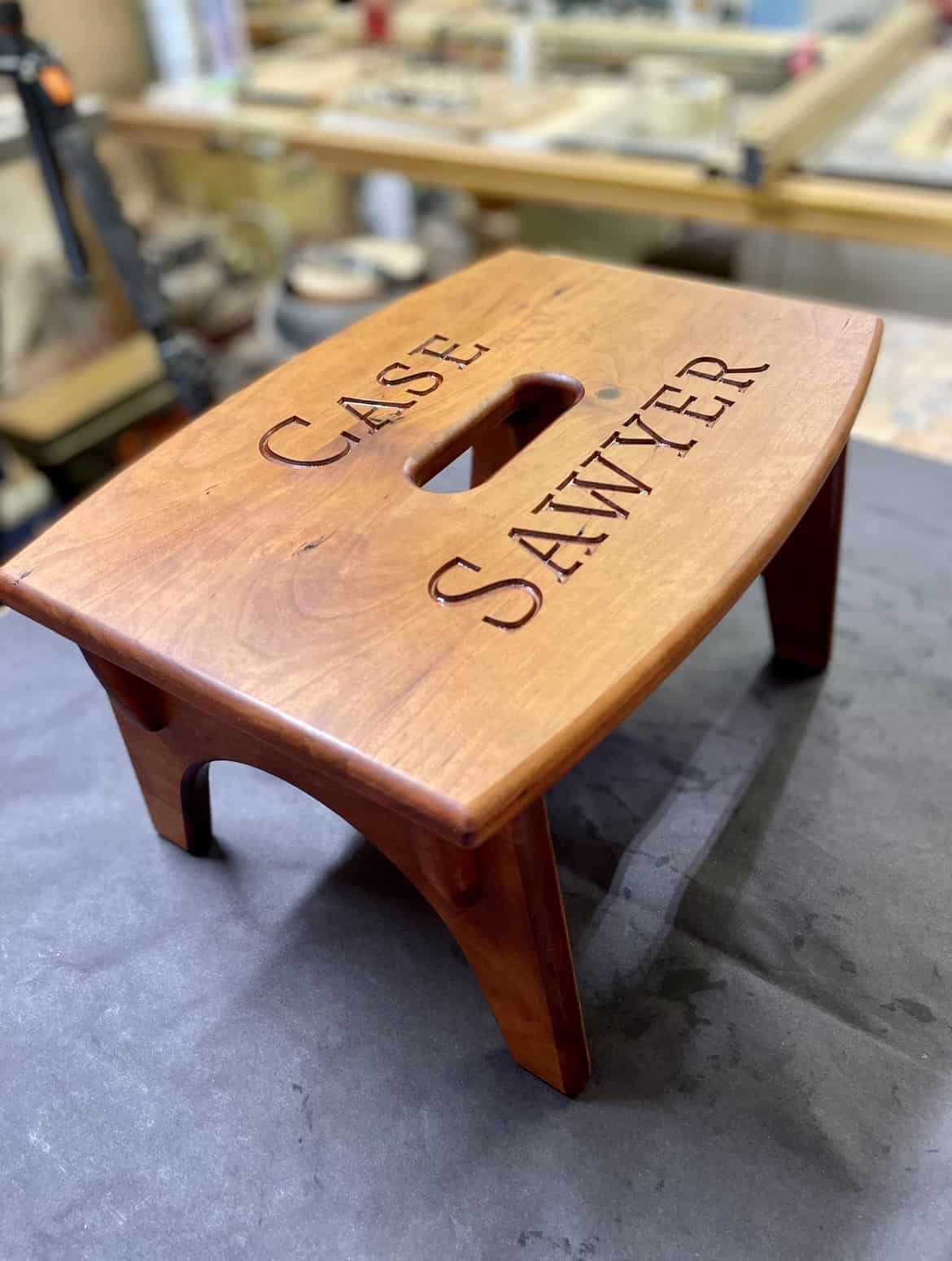 Classic Children's Stool - Clines Crafted Woodworking LLC