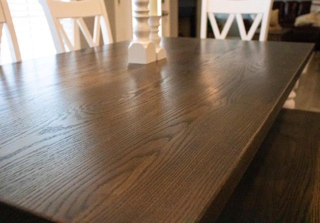 Farmhouse Dining table | Custom sizes and finish - Clines Crafted Woodworking LLC