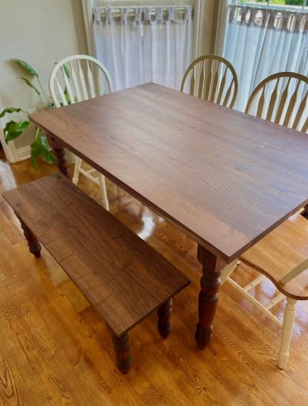 Farmhouse Dining table | Custom sizes and finish - Clines Crafted Woodworking LLC