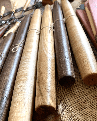 Handmade Oversized Rolling Pin in Oak, Maple, Walnut, and Cherry