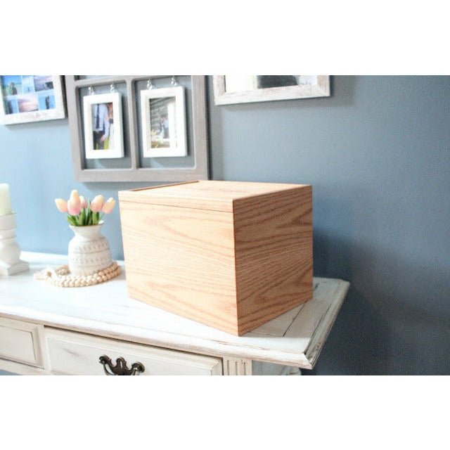 Personalized Keepsake Memory Box | Large | Personalized - Clines Crafted Woodworking LLC