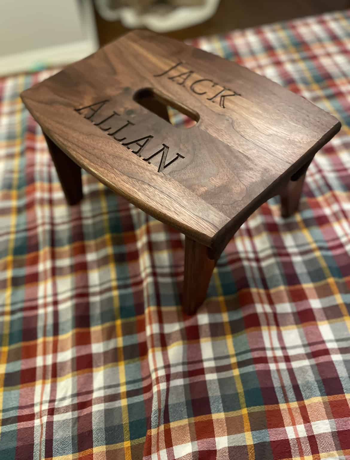Classic Children's Stool - Clines Crafted Woodworking LLC