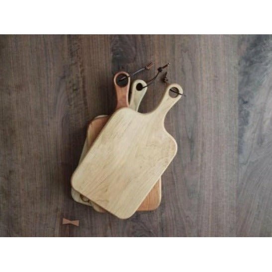 Personalized Poplar wood Charcuterie board With handle - Clines Crafted Woodworking LLC