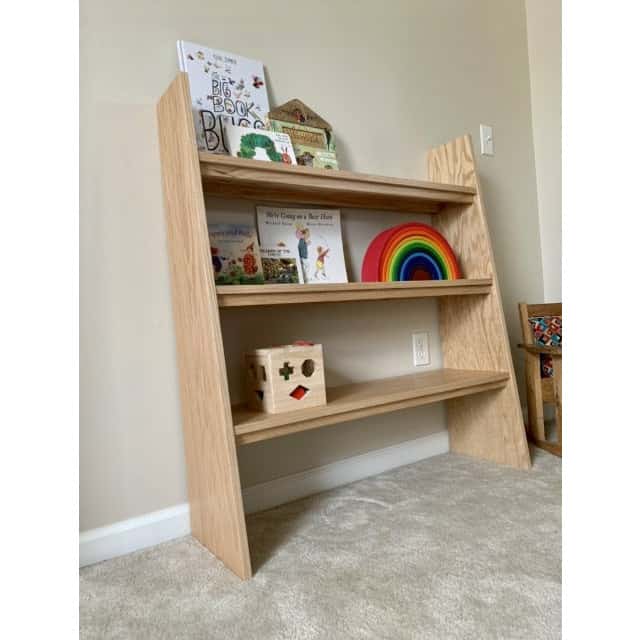 Montessori Book shelf - Clines Crafted Woodworking LLC