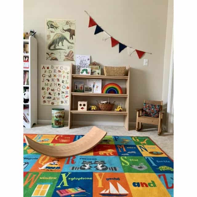 Montessori Book shelf - Clines Crafted Woodworking LLC