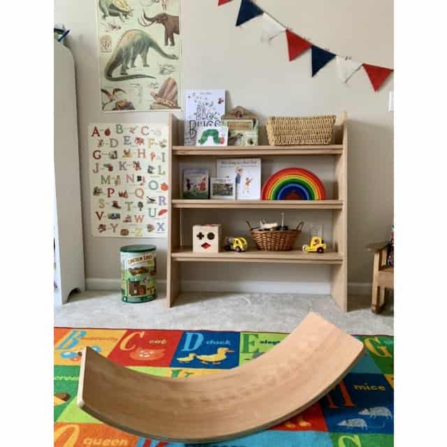 Montessori Book shelf - Clines Crafted Woodworking LLC