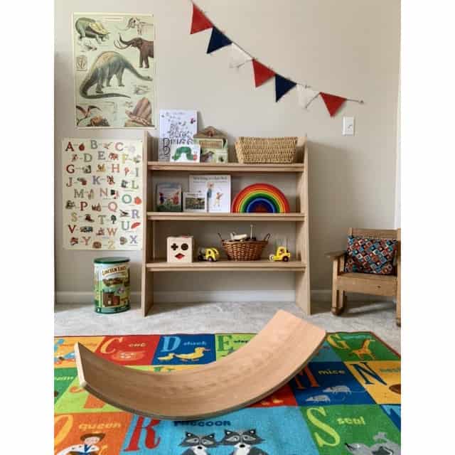 Montessori Book shelf - Clines Crafted Woodworking LLC