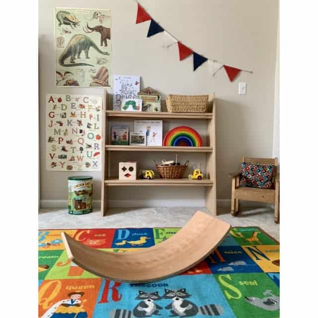 Montessori Book shelf - Clines Crafted Woodworking LLC