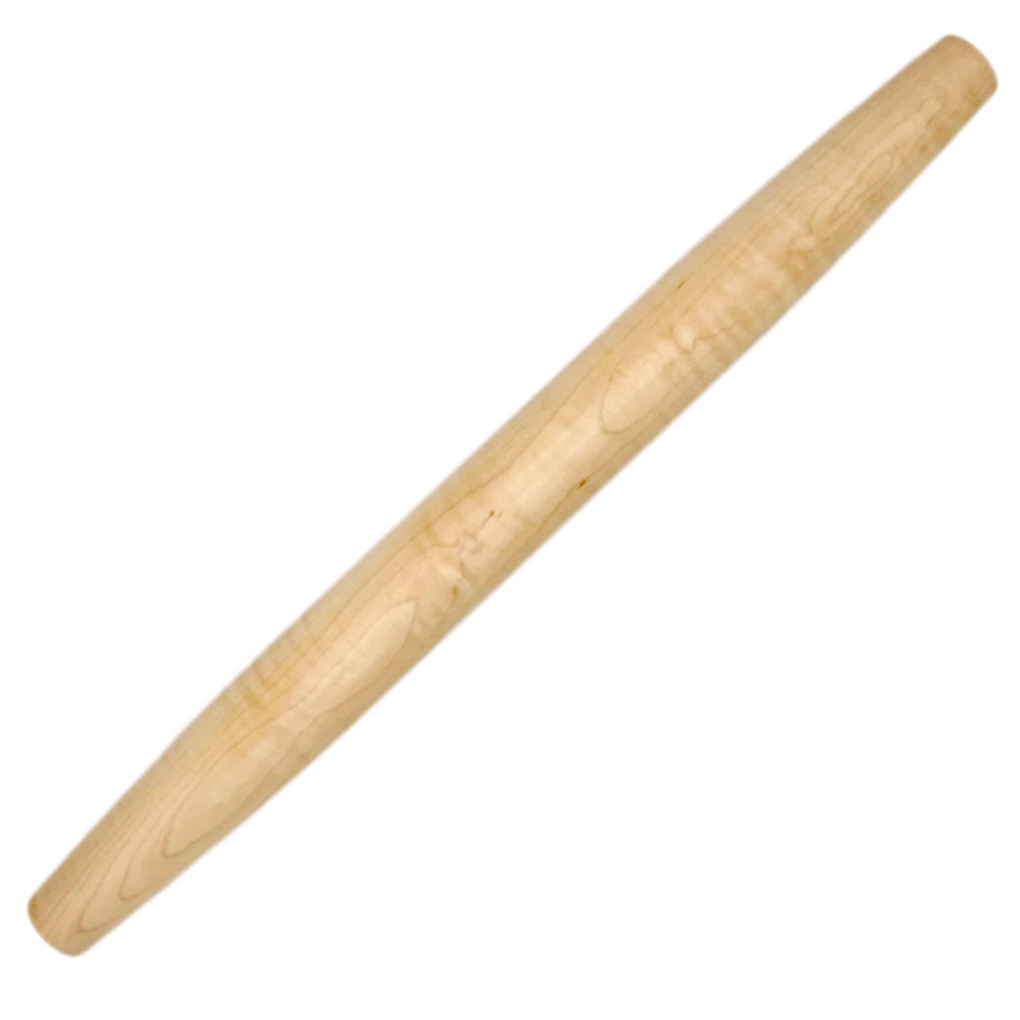 CCW Maple French Rolling Pin | 12 inch and 20 inch options | Tapered - Clines Crafted Woodworking LLC