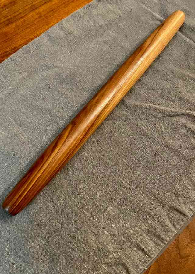 Handcrafted Two-Toned Walnut with Blonde French Rolling Pin | Local Kentucky Hardwoods - Perfect for Baking at Home. - Clines Crafted Woodworking LLC
